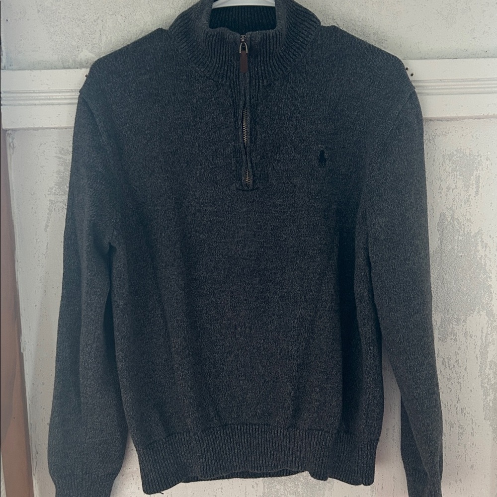 Polo by Ralph Lauren Charcoal Knit Sweater